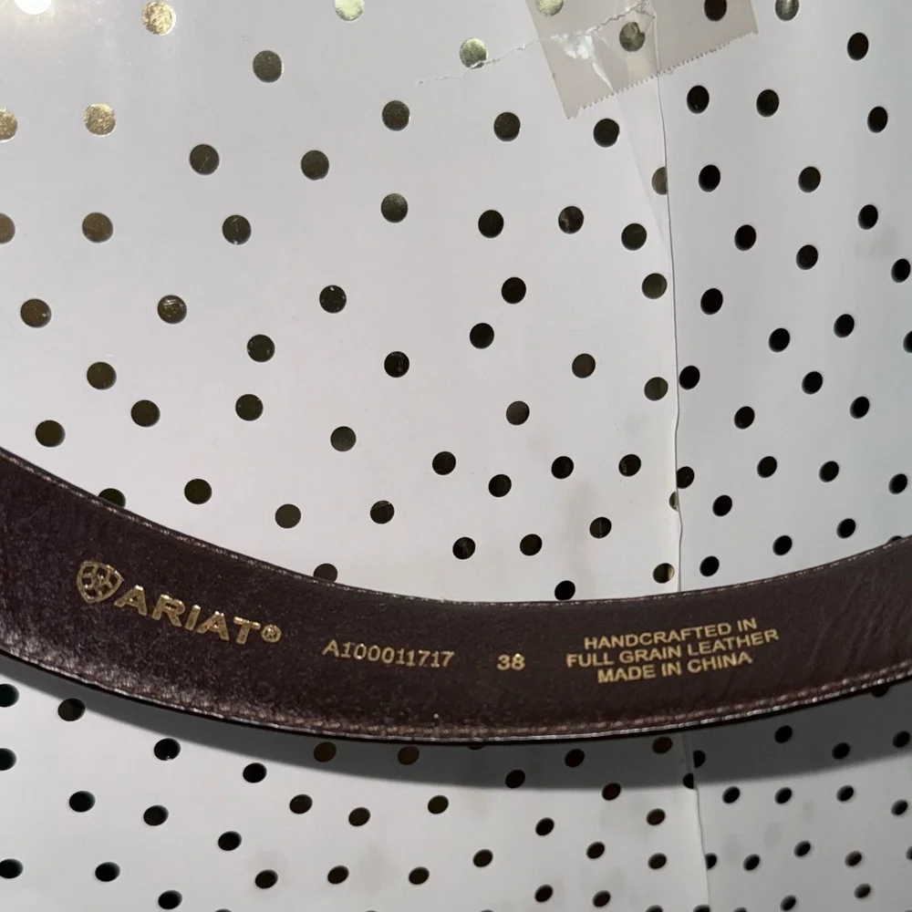 ARIAT MENS ADOBE CLAY WESTERN BELT